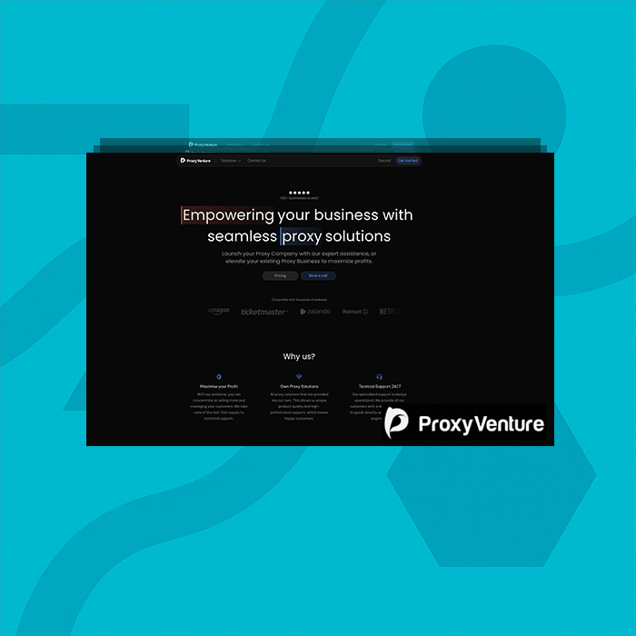 ProxyVenture B2B Proxy Platform